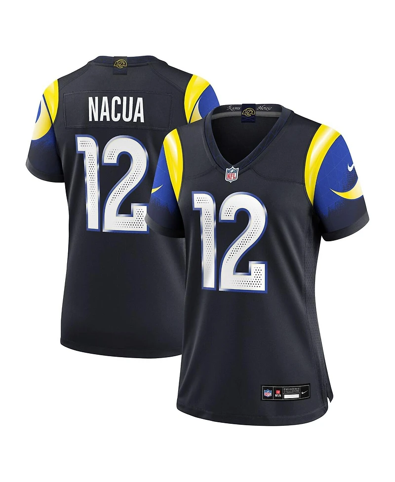 Nike Women's Puka Nacua Midnight Blue Los Angeles Rams 2025 Rivalries Collection Game Jersey