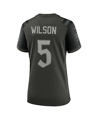 Nike Women's Garrett Wilson Gotham Green New York Jets 2025 Rivalries Collection Game Jersey
