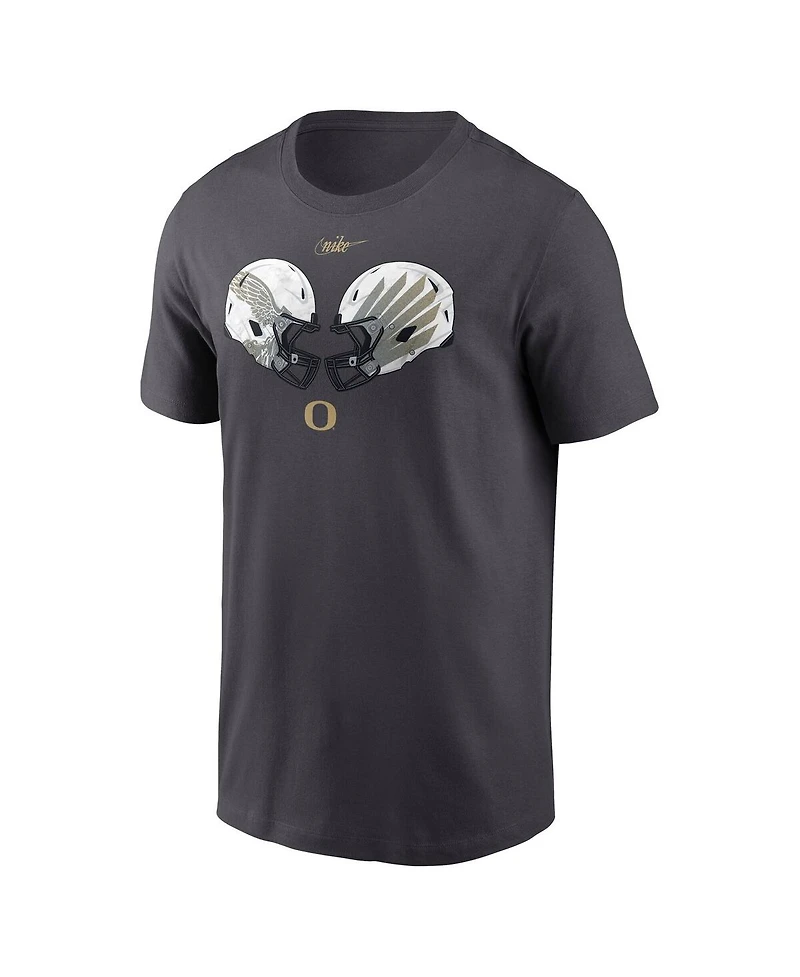 Nike Men's Anthracite Oregon Ducks Shoe Duck Unstoppable Force Dri-fit T-Shirt