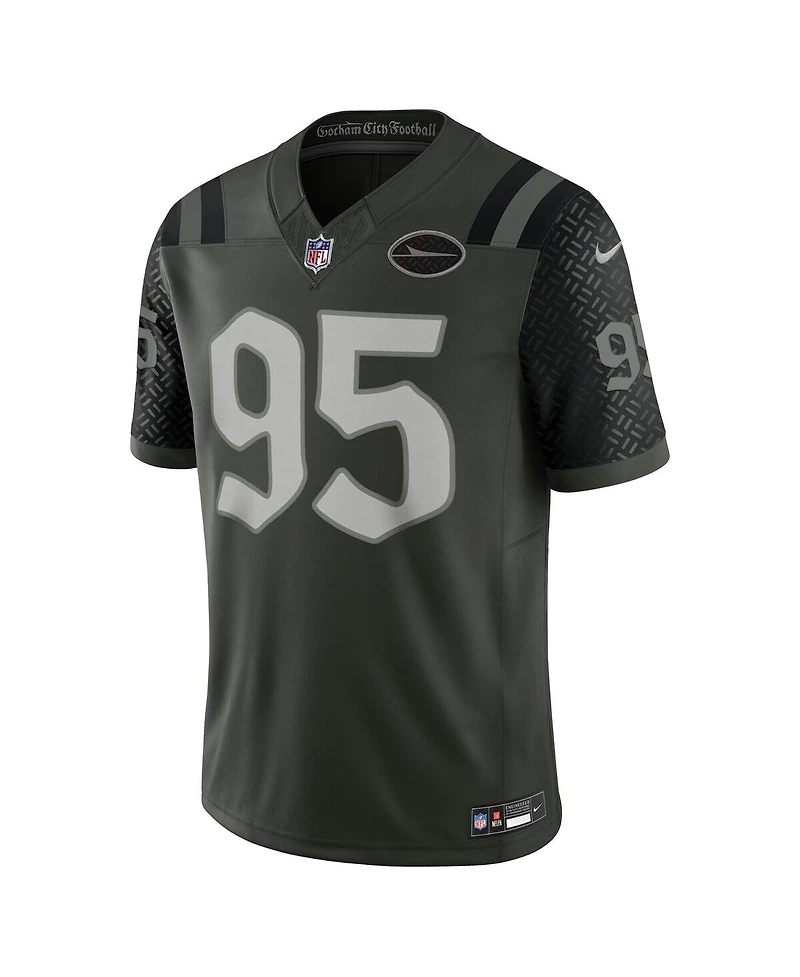 Nike Men's Quinnen Williams Gotham Green New York Jets 2025 Rivalries Collection Limited Jersey