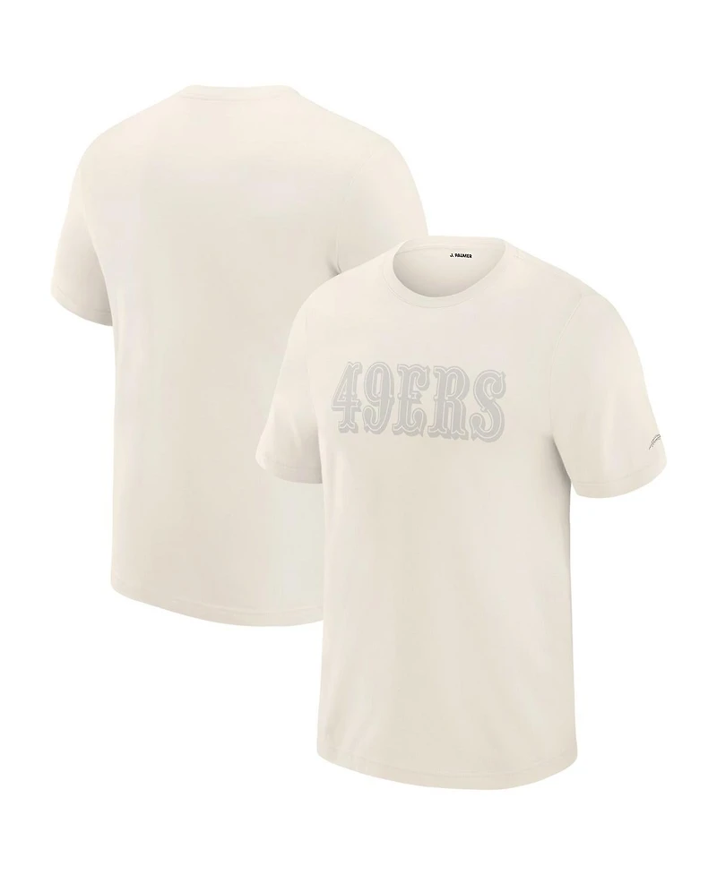 J. Palmer Men's Cream San Francisco 49ers Play Action Tri-Blend Performance T-Shirt
