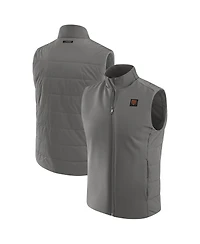J. Palmer Men's Graphite Chicago Bears Front Office Full-Zip Vest