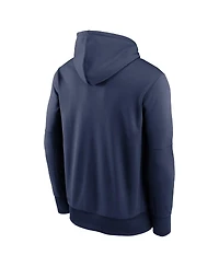 Nike Men's Navy Milwaukee Brewers 2025 Mlb Postseason Authentic Collection Therma Fleece Hoodie