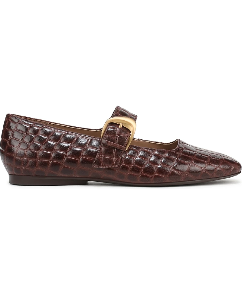 Naturalizer Women's Cosmic Square Toe Mary Jane Ballet Flats