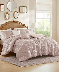 Madison Park Mona Sculpted Jacquard 5-Pc. Comforter Set