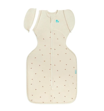 Love To Dream Baby Transition Bag Sleep Sack - Cotton Fleece 1.5 Tog Olive Large (19-24lbs)
