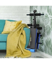 Hongge Adjustable Sit Up Bench with Lcd Monitor for Home Fitness Workouts