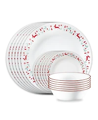 Corelle Winter Berries 18-Pc. Dinnerware Set, Service For 6