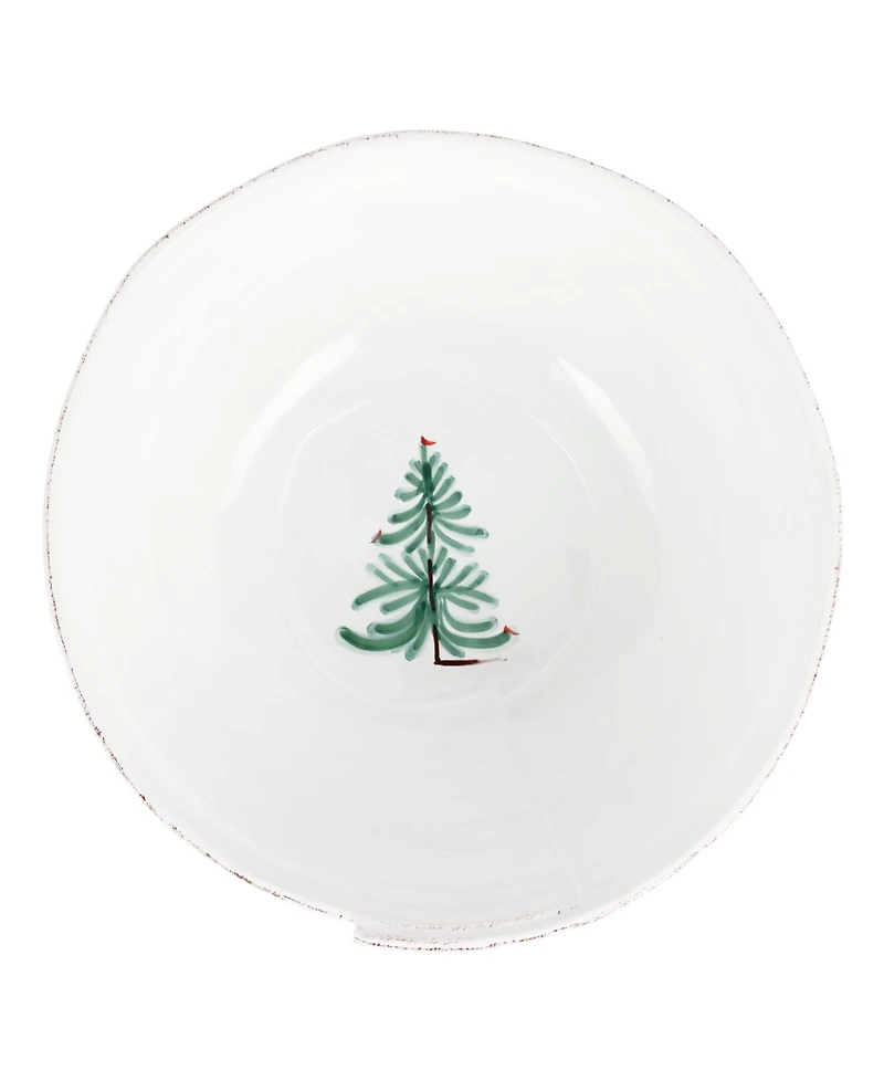 Vietri Lastra Holiday Centerpiece Bowl