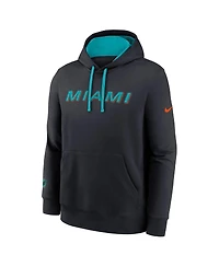 Nike Men's Pitch Blue Miami Dolphins 2025 Rivalries Collection Club Hoodie