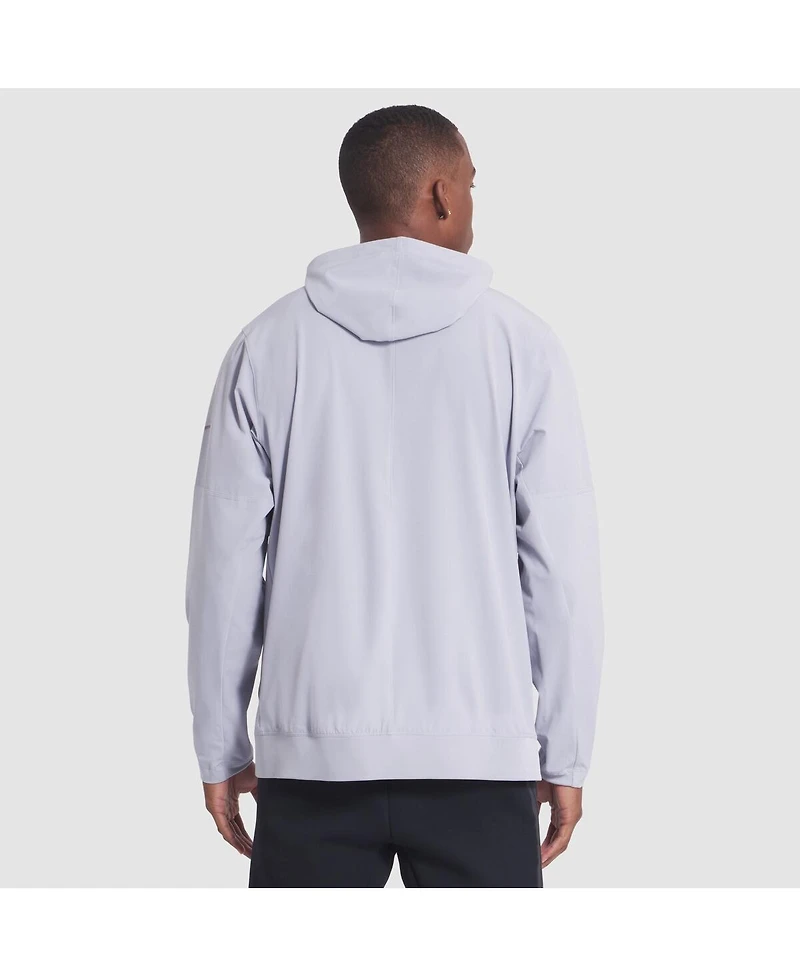 Nike Men's Wolf Gray Seattle Seahawks 2025 Rivalries Collection Sideline Anorak Half-Zip Hoodie Jacket