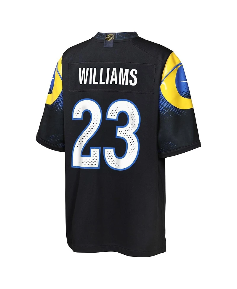 Nike Big Boys and Girls Kyren Williams Midnight Blue Los Angeles Rams 2025 Rivalries Collection Game Jersey