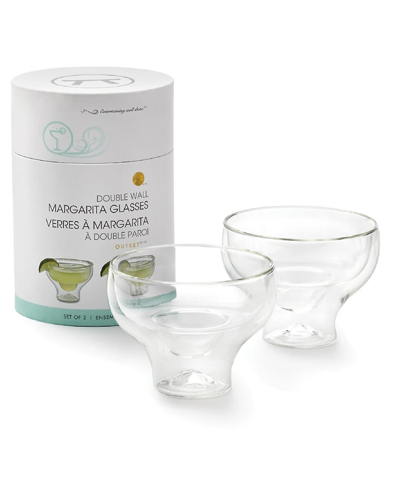 Outset 10 oz. Margarita Glasses, Set of 2