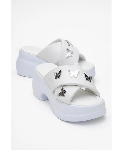 Prologue Shoes Force Butterfly-Buckle Platform Sandal (Women)