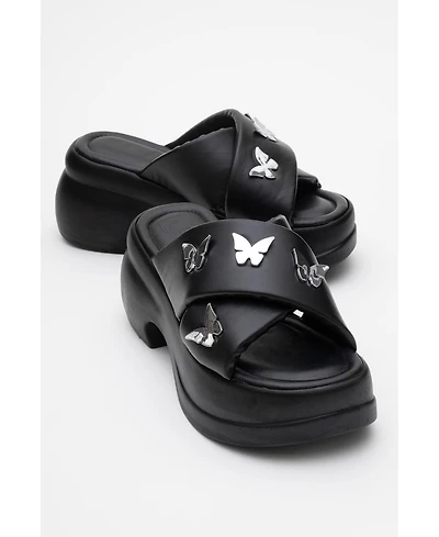Prologue Shoes Force Butterfly-Buckle Platform Sandal (Women)