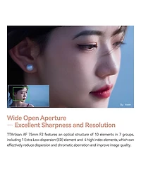 TTArtisan TTArtisan Af 75mm F2 Lens for Sony E