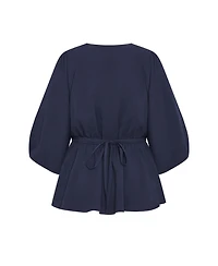 City Chic Women's Celina Peplum Top