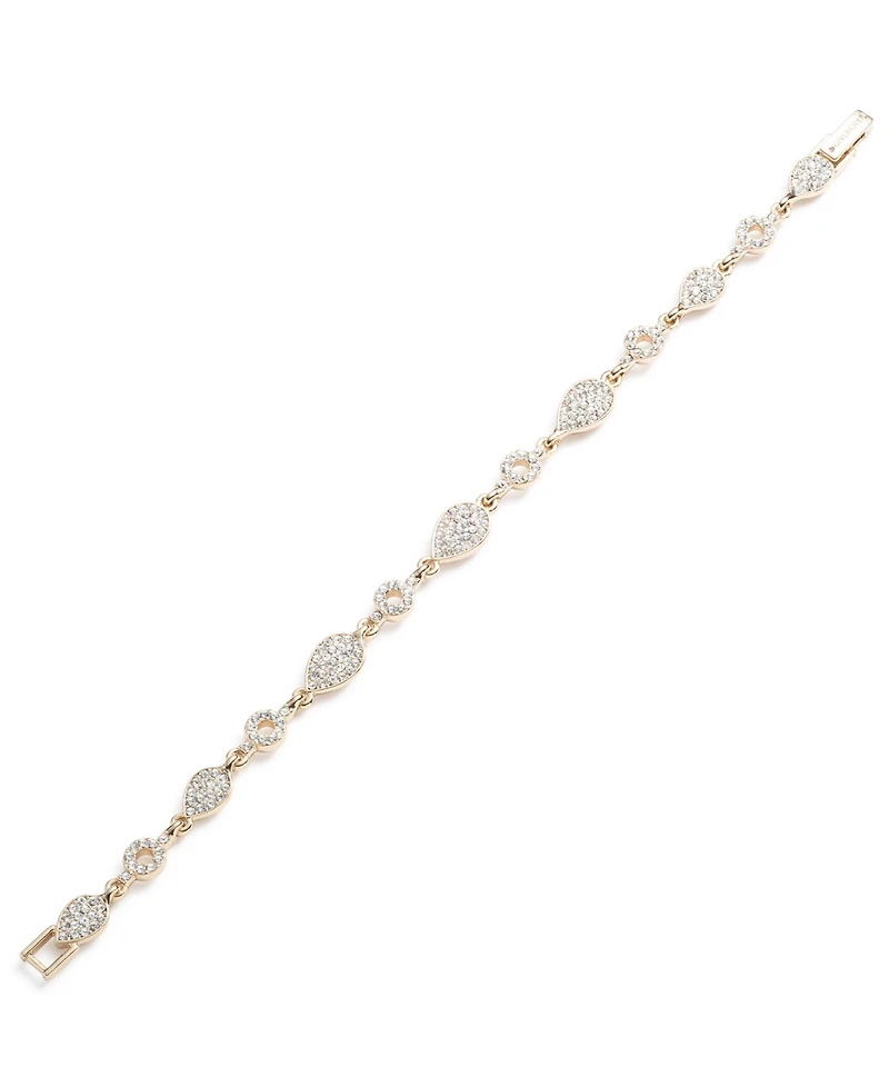 Givenchy Crystal Stone Gold-Tone Flex Bracelet