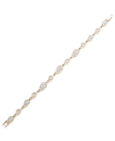 Givenchy Crystal Stone Gold-Tone Flex Bracelet