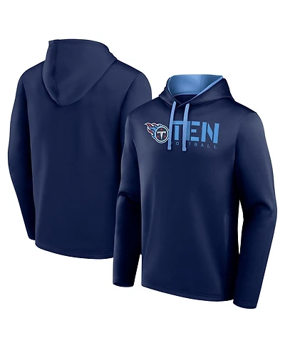 Logo Athletic Men's Navy Tennessee Titans Head Start Pullover Hoodie