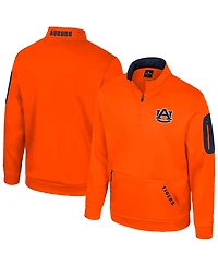 Colosseum Men's Orange Auburn Tigers Mainframe Quarter-Zip Fleece Jacket