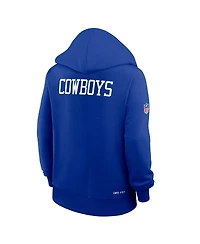 Nike Women's Royal Dallas Cowboys Throwback Sideline Standard Issue Dri-fit Hoodie