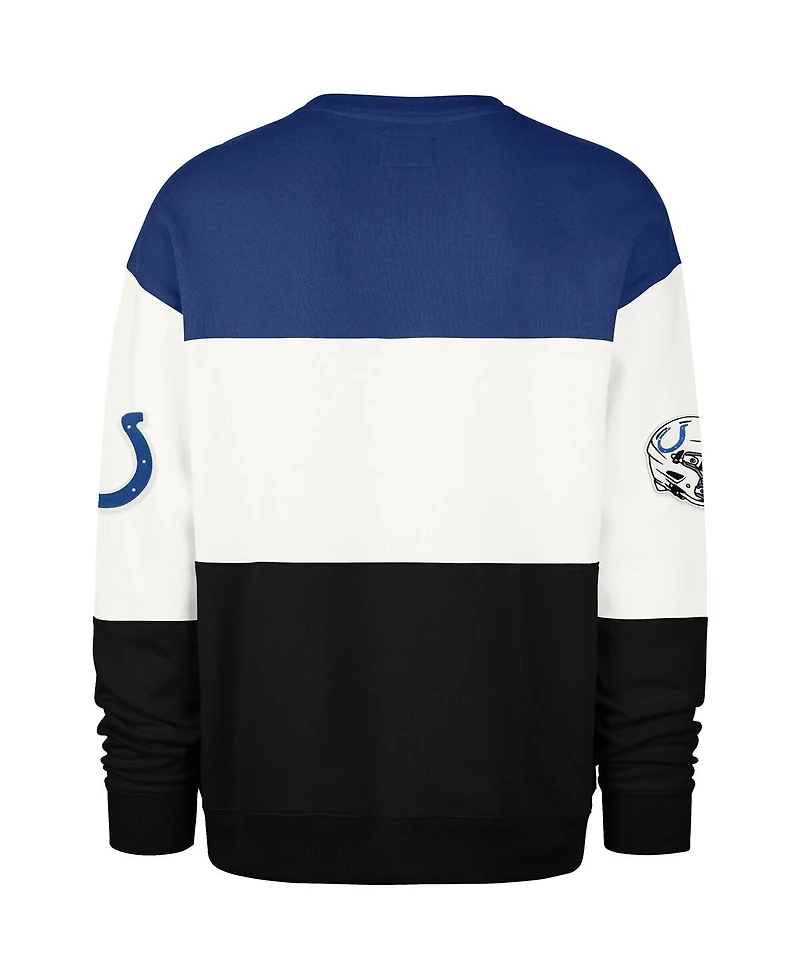 '47 Brand Men's Blue/Black Indianapolis Colts Breeze Maximalist Sweatshirt