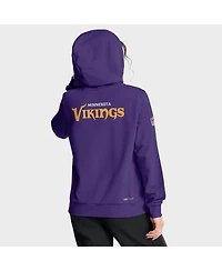 Nike Women's Purple Minnesota Vikings Sideline Standard Issue Initial Home Dri-fit Hoodie