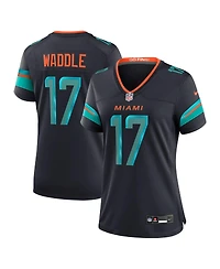 Nike Women's Jaylen Waddle Pitch Blue Miami Dolphins 2025 Rivalries Collection Game Jersey