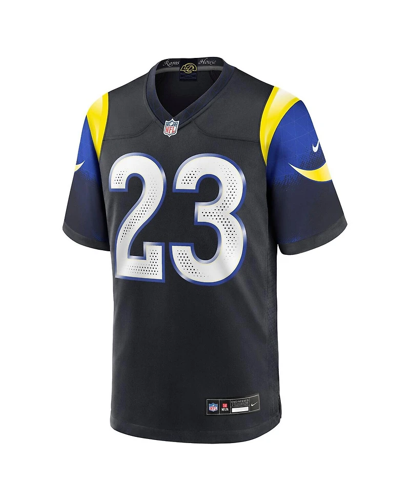 Nike Men's Kyren Williams Midnight Blue Los Angeles Rams 2025 Rivalries Collection Game Jersey