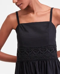 I.n.c. International Concepts Women's Lace-Inset Midi Dress, Macy's Exclusive