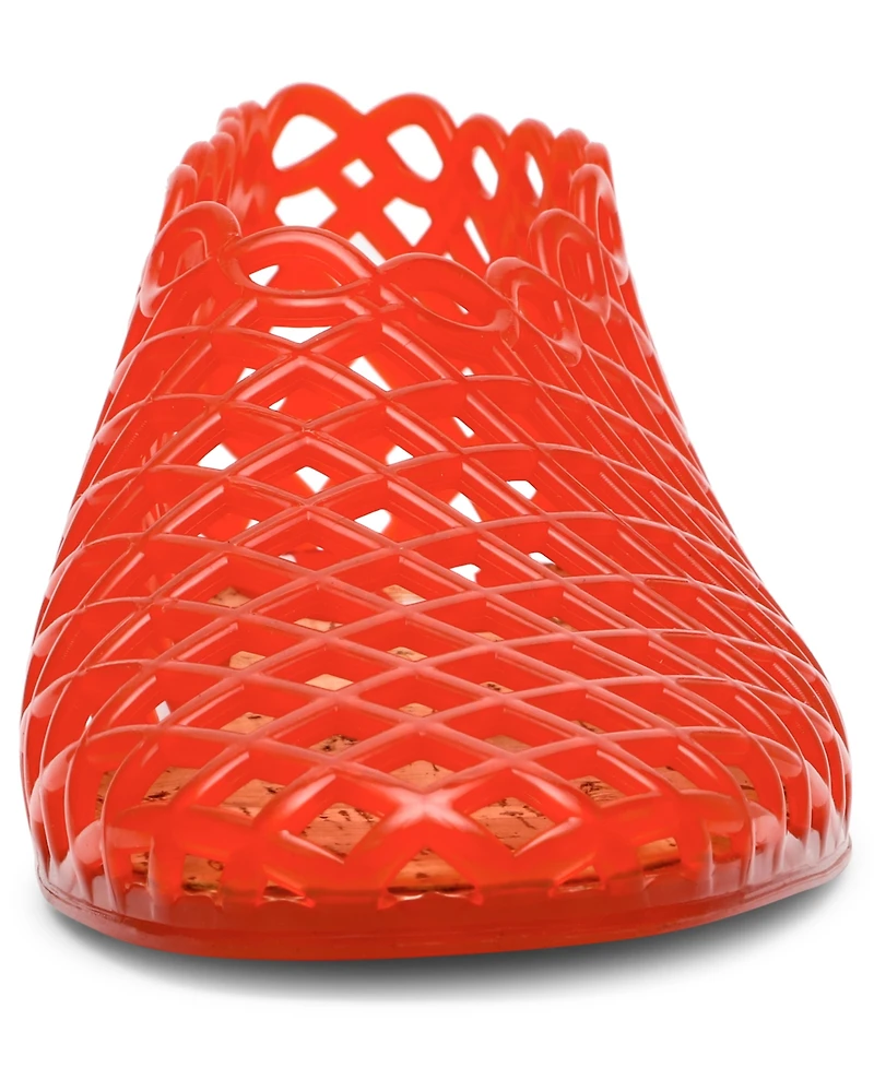 Steve Madden Women's Grove Caged Jelly Slip-On Flats