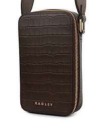 Radley London Alba Place Croc Mini Phone Crossbody Bag