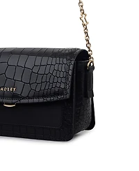 Radley London Albert Road Croc Mini Flapover Crossbody Bag