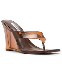Steve Madden Women's Katrine Wedge Thong Sandals