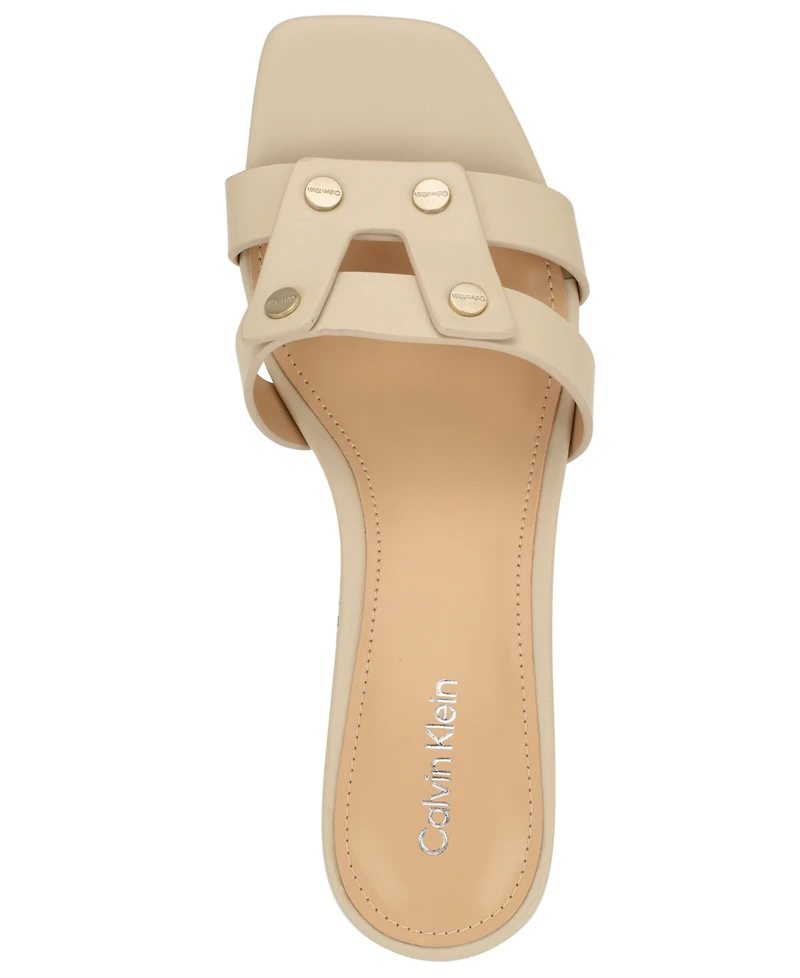 Calvin Klein Women's Andrae Slip-On Block Heel Sandals