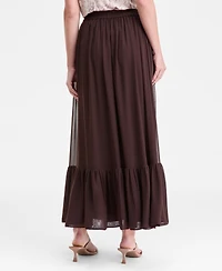 I.n.c. International Concepts Women's Flounce-Hem Maxi Skirt, Macy's Exclusive