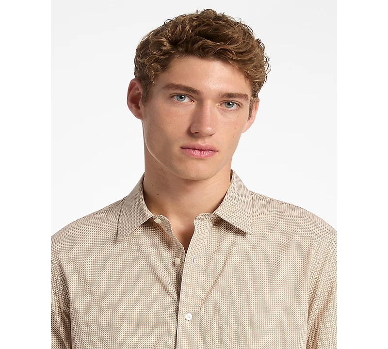 Michael Kors Men's Geo Classic Long Sleeve Shirt