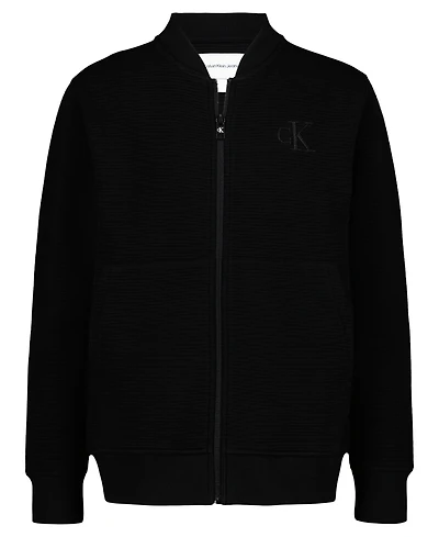Calvin Klein Boys 8-18 Zippered Bomber Jacket