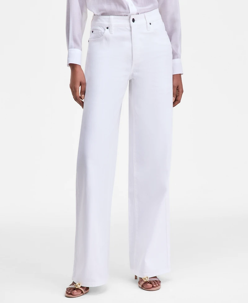 I.n.c. International Concepts Women's High-Rise Wide-Leg Jeans, Macy's Exclusive