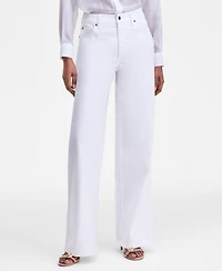 I.n.c. International Concepts Women's High-Rise Wide-Leg Jeans, Macy's Exclusive