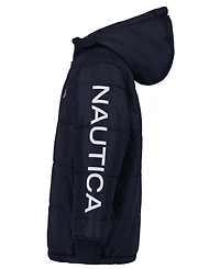 Nautica Boys 2T-6 Long Sleeves Puffer Jacket