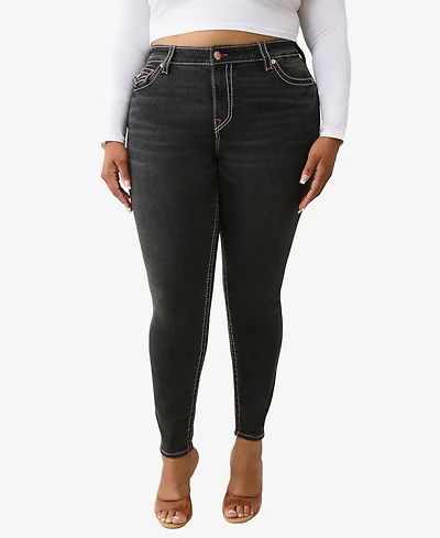 True Religion Plus Jennie Curvy Skinny Big T Jeans