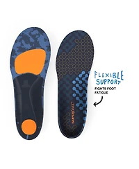 Superfeet Men's Run Cushion Medium Arch Insole - Riviera 2.5-5 Men / 4.5-6 Women