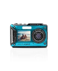 Minolta Minolta MN60WP Waterproof Dual Screen Digital Camera, Blue