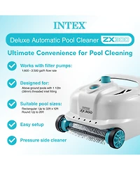 Intex Rectangular Ultra Xtr Frame Swimming Pool w/ Pump & Robot Vacuum Cleaner