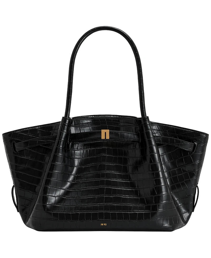 Jw Pei Hana Medium Suede Tote Bag
