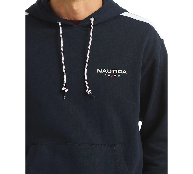 Nautica Men's Tape Shoulder Long Sleeves Hoodie