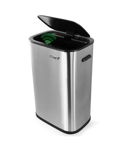 Elama 14.5 Gallon Automatic Sensor Hands Free Trash Can