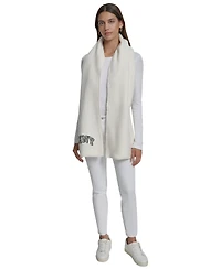 Dkny Women's Varsity Logo Scarf